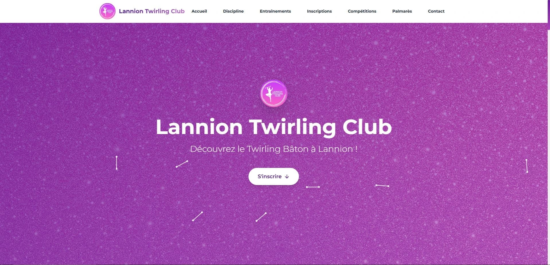 Site pour Lannion Twirling Club